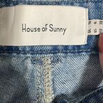 House of Sunny • letter print logo jeans sz 6 Blue Photo 8
