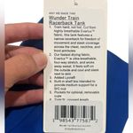 Lululemon Peloton Women’s Wunder Train Racerback Tank Top blue cobalt size 2 NWT Photo 5