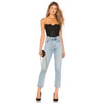 Bardot  Oskar Bodysuit Orchid in Black X-Small New Womens Strapless Corset Top Photo 4