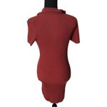 Urban Outfitters UO Red Dale Ribbed Bodycon Polo Dress Size XS OB1333020 *Flawed Photo 2