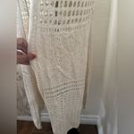 BDG Ivory Open-Knit Sleeveless Cardigan Photo 4