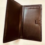 Coach HAMPTON BY BROWN SIGNATURE MONOGRAM TRIPLE WALLET AND LEATHER-TRIMMED CHECKBOOK Photo 6