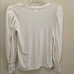 Nation Ltd  Loren Smocked Peasant Tee in off white size XS Photo 3