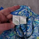 Lilly Pulitzer  Blue Crush Palazzo Pants Women's 10 Wide Leg Side Zip Beach Photo 8