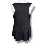 Torrid  Womens Tank Top Sleeveless Floral Heart Pattern Scoop Neck Pullover Black Photo 2