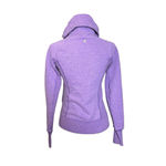 Lululemon Calm & Cozy Jacket Heathered Winter Orchid /Deep Zinfandel Size 4 Photo 7