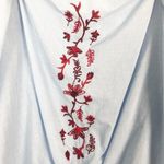 BeachLunchLounge Womens Top Small Embroidered Boho Cottagecore Beachy Coastal Photo 5