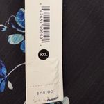 AQUA  Women's Floral Print Long Sleeve‎ Button Down Blouse - XXL Photo 8