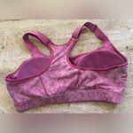 Under Armour  Women’s Sz L UA Reflect Impulse Pink Print Mid Impact Sports Bra Photo 1