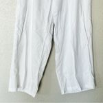 Eileen Fisher White Wide Leg Ankle Pants Size 14 NWT Organic Cotton High Rise Photo 4