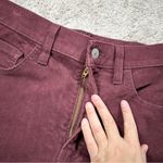 Levi's Levi’s Women’s Ribcage Straight Ankle Corduroy Pants High Rise Retro in Red 25 Photo 9