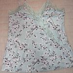 Vince Camuto Light Blue Floral Lace Trimmed Pajama Set Size Large Photo 4
