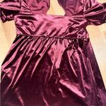 Francesca's Collections Burgundy Velvet Dress Red Size undefined Photo 1