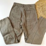 Nasty Gal  Olive Green High Rise Cargo Pants Photo 3