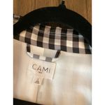 Cami NYC  Owen blazer in black gingham 100% silk relaxed boyfriend fit for fall L Photo 6