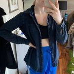 Ruff Hewn Dark jean colored button down Photo 0