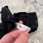 SO  Crochet Flounce Bikini Top Black Photo 8