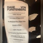 Diane Von Furstenberg Diane Von‎ Furstenberg  Orla Black and White High Low Dress Sz 6 Photo 9
