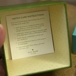 Kate Spade Red Cherry Metro Black Leather Ladies Watch KSW1343 GUC New battery Photo 13