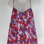 W118 By Walter Baker  Cross Back Halter Top Lined Sploch Size S Photo 0