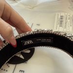 ZARA Silver Crystal Headband Photo 1
