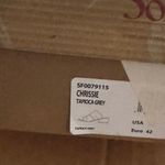 Minnetonka Grey Denim Woven Mona Peep-toe Slide Heeled Sandal Size 10 / Euro 41 Photo 10