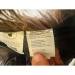 SAVE THE DUCK Ishya Puffer Black Brown Copper Moto Quilted Coat Jacket Size S Photo 13