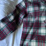 Vintage‎ Plaid Fleece Red Jacket Large Heritage Cozy Layering Granola Outdoorsy Photo 1