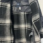 Gap NWT Puff Sleeve Cropped Wool Shirt Jacket Plaid size Medium Photo 8