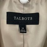 Talbots  Women's Blazer Jacket Size 14 Floral‎ Lace Metallic Career Business Photo 2
