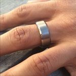 Boutique Titanium Plated Stainless Steel Ring Photo 2
