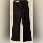frame denim FRAME JetSet Crop Mini Boot Noir Black Coated High Rise Pants Size 1 (25-29) Photo 3