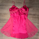 Victoria's Secret Victoria’s Secret RARE Sheer Pink Chemise Slip Dress L Photo 0