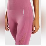 Gymshark  Dusty Rose Energy +High Waisted Perforated Leggings Photo 1
