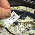 Radley London  flower appliqué Black Leather handbag purse Photo 7