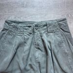 American Eagle  Cargo Wide Legs Mid Rise Pants Size 6 Olive Green Photo 1