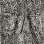 Mileage  women’s XL Leopard print top - 3/4 roll-tab sleeves Photo 1
