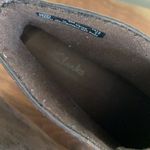 Clarks bendable leather tie-heeled booties Photo 1