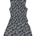 Madewell NWT Women's Smocked Crewneck Mini Dress in Floral Black Size 12 Photo 7