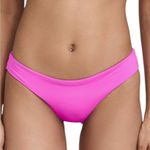 l*space by Monica Wise Sandy Classic Bikini Bottom Bright Fuchsia Women's Medium Photo 0