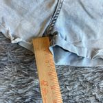 No Boundaries  Shorts Juniors Size 9  High Rise Light Wash Cut Off Denim Blue Photo 4