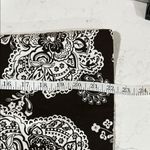 Talbots Elegant Brown and White Paisley Women's A-Line Skirt Worn Once Photo 10