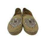 Kenzo Beige Classic Tiger Embroidered Espadrilles Beige Tan Size 38 / US 6.5 Photo 1