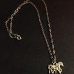 Silver Horse necklace Photo 0