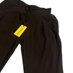 Yoeasy Pants Womens Medium Crepe Linen Drawstring Wide Leg High Waisted NEW Photo 2