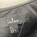 Lulus  Remember This Moment Black Rhinestone Strapless Maxi Dress Formal L NWT Photo 6