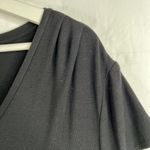 Chico's  Dress 2 US L 12 V-Neck Sheath Short Sleeve Drop Waist Overlapping Hem Photo 5