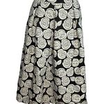 Who What Wear  Skirt Women 2 Black Gray Floral A-Line Pleated Party Career Office Photo 0