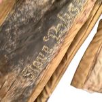 Scissors Paper Rock Vintage Belted Embellished Trench Tan Wild West Coat Jacket Size M Photo 4