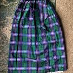 Ellen Tracy Vintage rare 60/70s plaid taffeta wrap long skirt, size medium large Photo 0